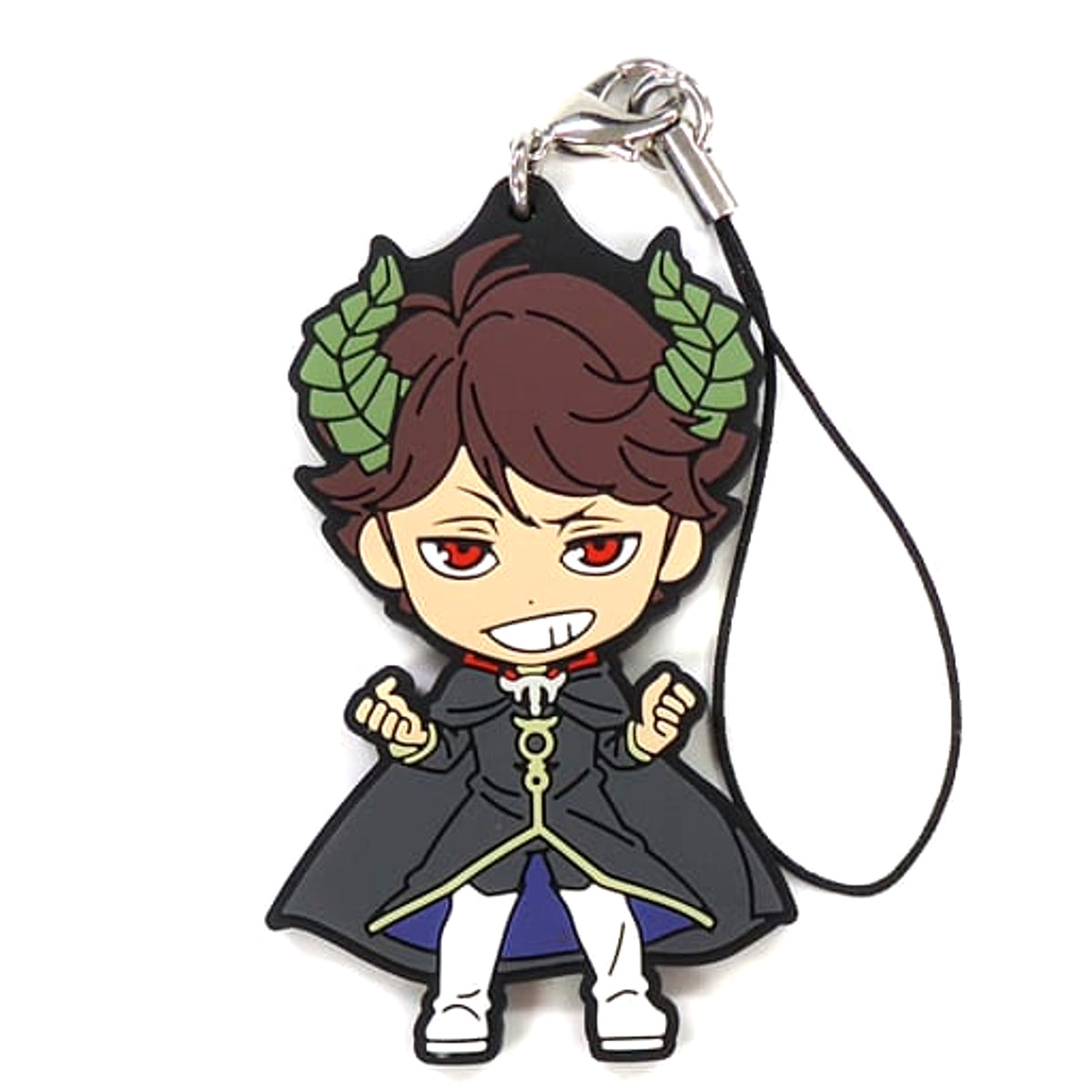 Haikyu!! Toru Oikawa Ichiban Kuji Sekai ga Naita Kyosho Ennoshita Kantoku no Wadaisaku ga Taibo no Shohinka!! Rubber Charm Kyunchara Illustrations Quest Box Prize D Keychains [USED]