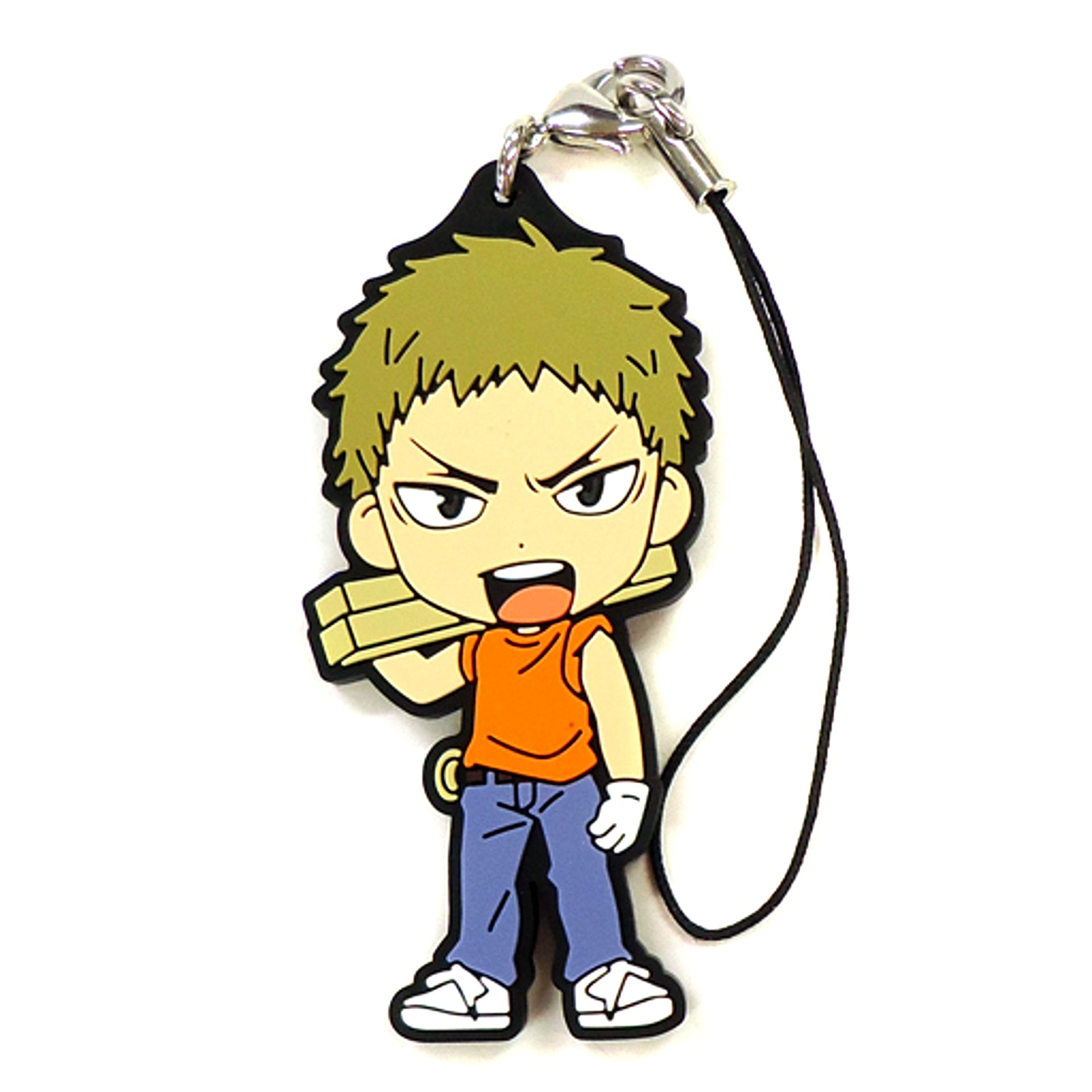 Yasushi Kamasaki E Prize Staff Rubber Strap Quest Box Kyun Chara Illustrations Ichiban Kuji Haikyu Quest Box [USED]