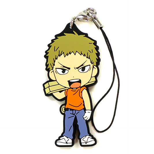 Yasushi Kamasaki E Prize Staff Rubber Strap Quest Box Kyun Chara Illustrations Ichiban Kuji Haikyu Quest Box [USED]