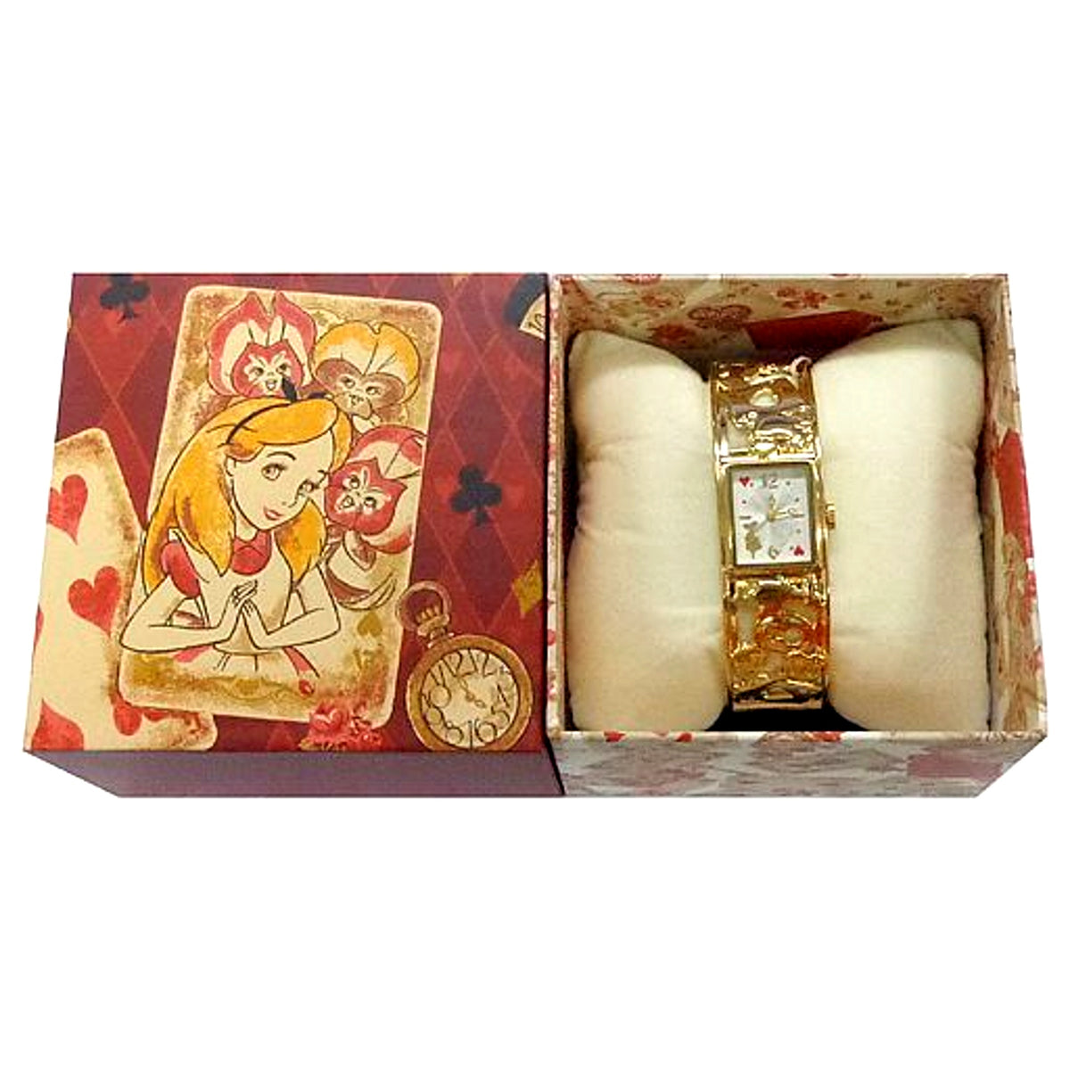 Alice Red Black Alice in Wonderland x BABY THE STARS SHINE BRIGHT Watch Bangle Disney Store Limited [USED]