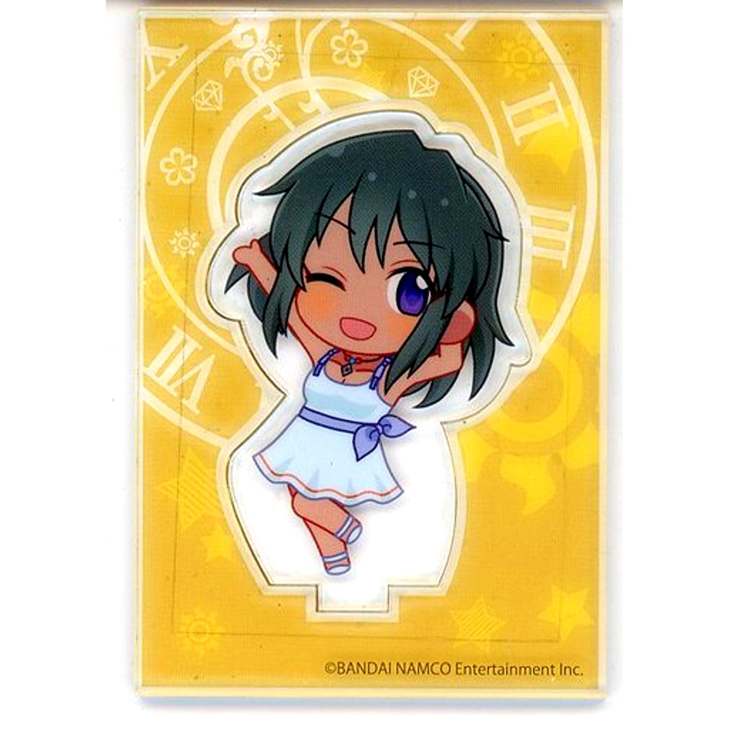 Natalia THE IDOLM@STER CINDERELLA GIRLS Chara Plate Parts Acrylic Chara Collection Petit Vol.1 BOX Purchase Bonus [USED]
