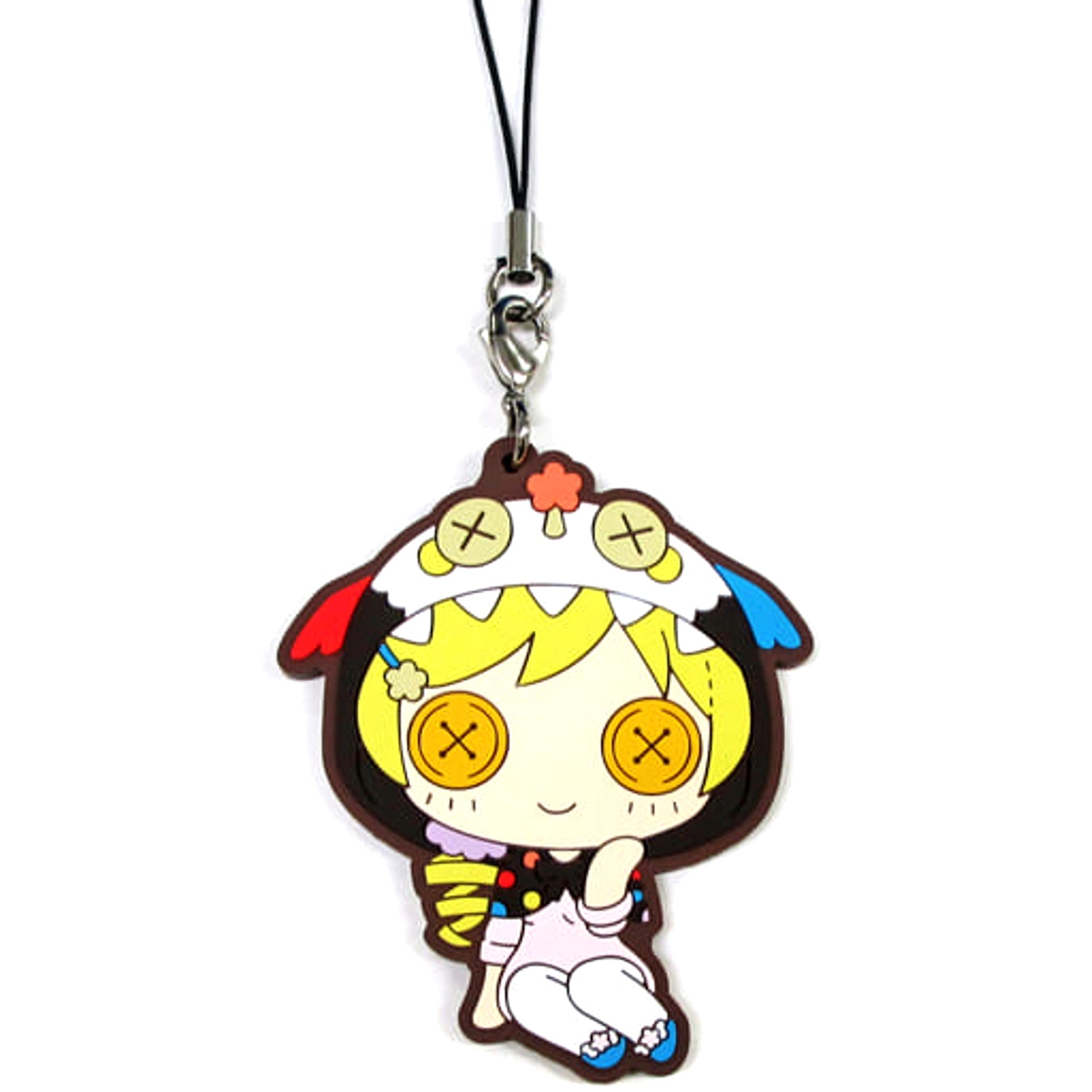 Puella Magi Madoka Magica Mami Tomoe Ichiban Kuji Magicot Magiccraft III Rubber Charm Prize J Keychains [USED]