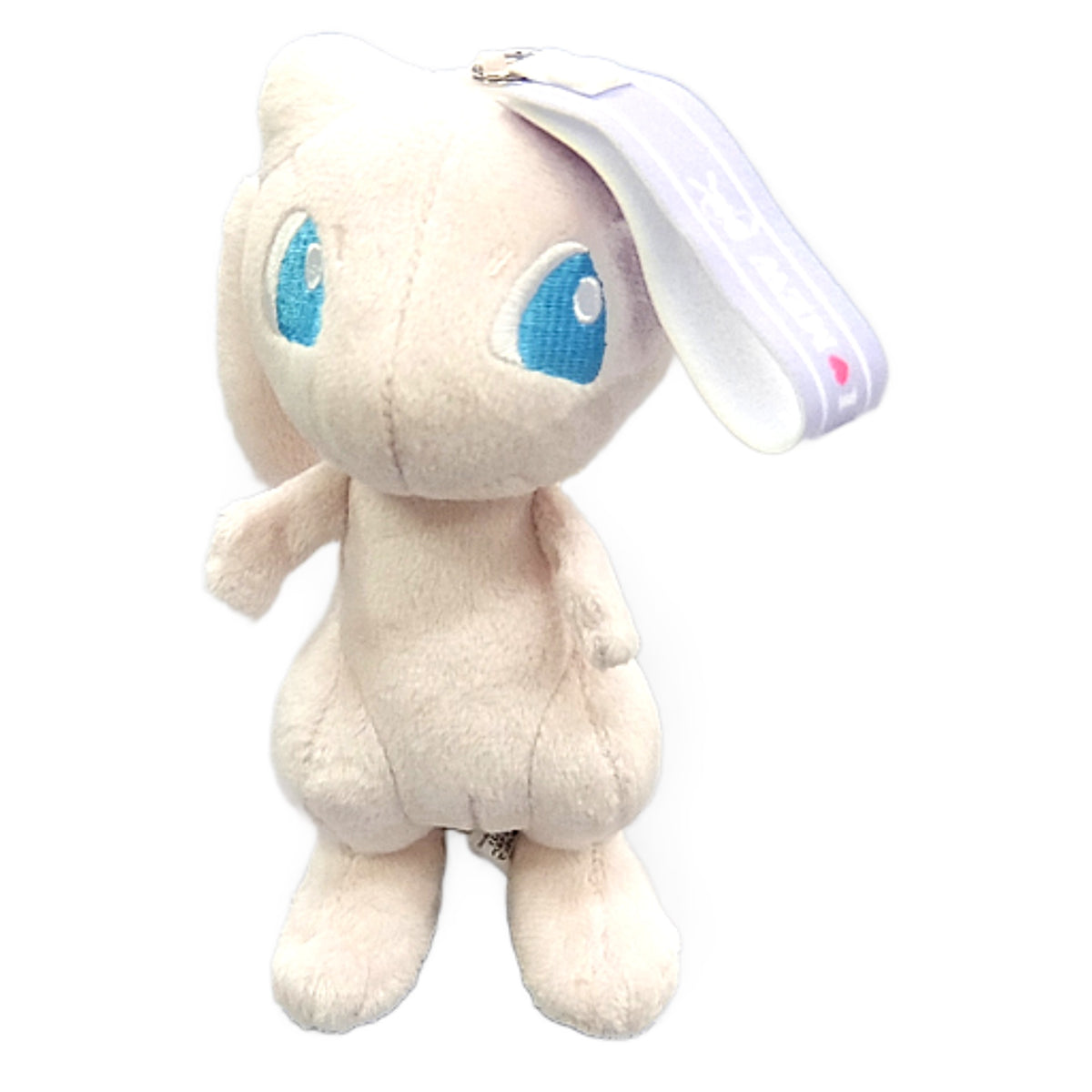 Mew Open Arms Both Eyes Open Pokemon I Love Mew Belt de Tsukerareru Dekkai Nuigurumi Mascot [USED]