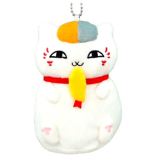 Nyanko-sensei Fried Shrimp Holder Natsume's Book of Friends Big Stuffed Toy that Can Be Attached To Bag Deep Fried Shrimp Plush Toys [USED]