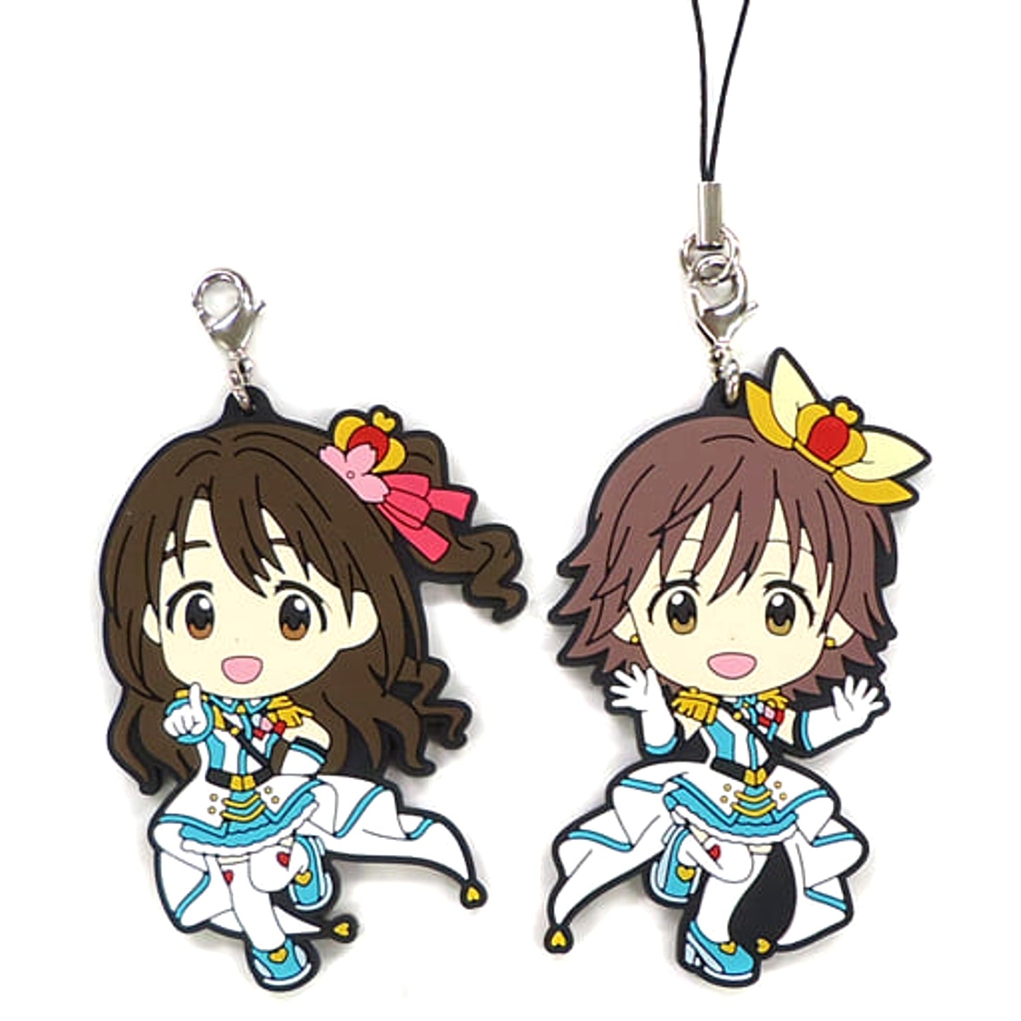 THE IDOLM@STER Cinderella Girls Uzuki Shimamura Mio Honda Cinderella Project Ver. Ichiban Kuji Premium Part 3 Rubber Charm Kyunchara Illustrations Prize I [USED]