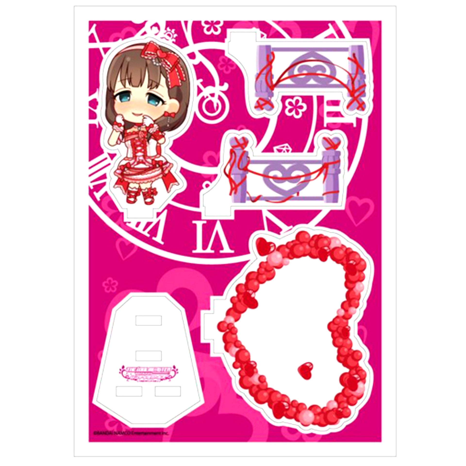 Mayu Sakuma Acrylic Character Plate Petit 03 Idolmaster Cinderella Girls [USED]