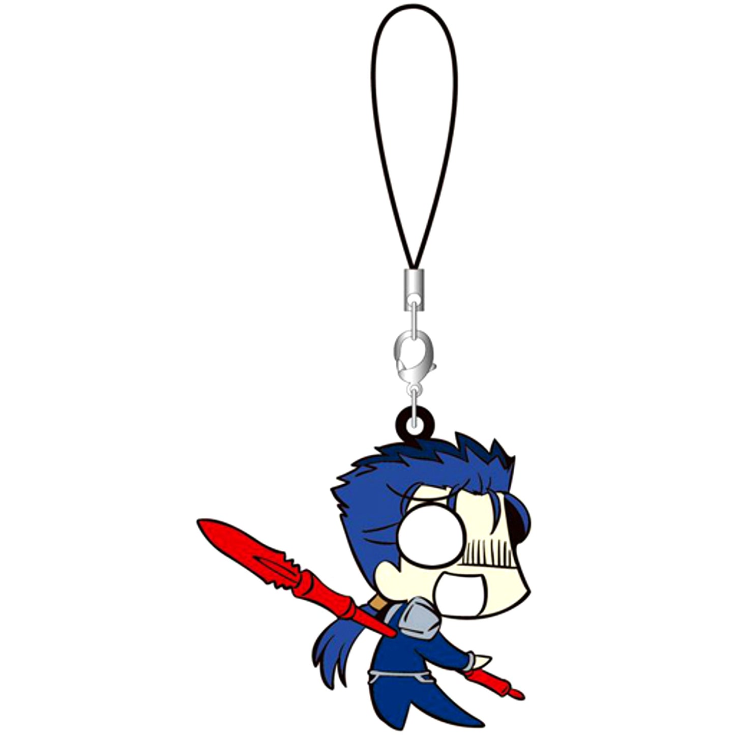 Lancer Cu Chulainn Fate/Grand Order GudaGuda Rubber Strap Part 8 Aniki [USED]