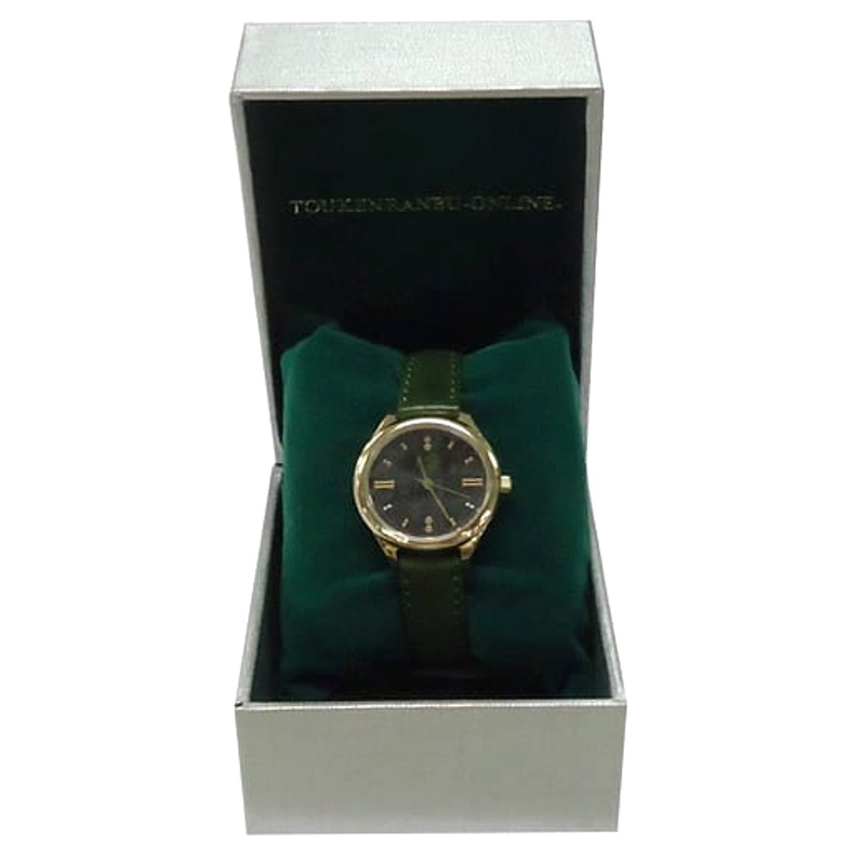 Touken Ranbu -ONLINE- Uguisumaru Model Wristwatch Olive Green Belt [USED]