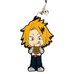 My Hero Academia Denki Kaminari Ichiban Kuji Vacation Time! Charging! Rubber Strap Kyunchara Illustrations Prize I Keychains [USED]