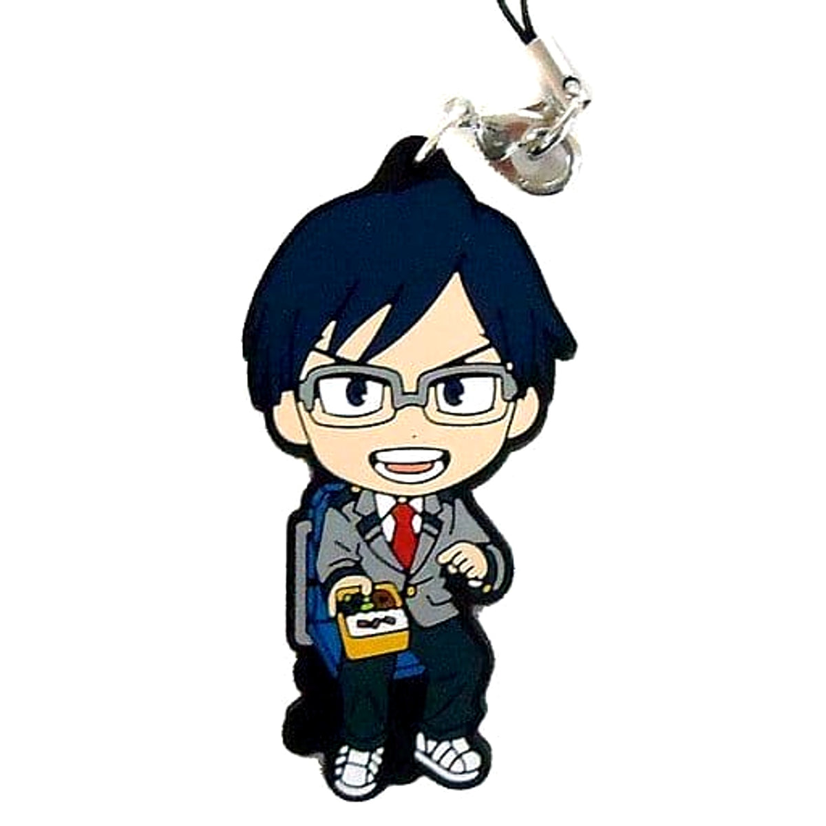 My Hero Academia Tenya Iida Ichiban Kuji Vacation Time! Charging! Rubber Strap Kyunchara Illustrations Prize I Keychains [USED]