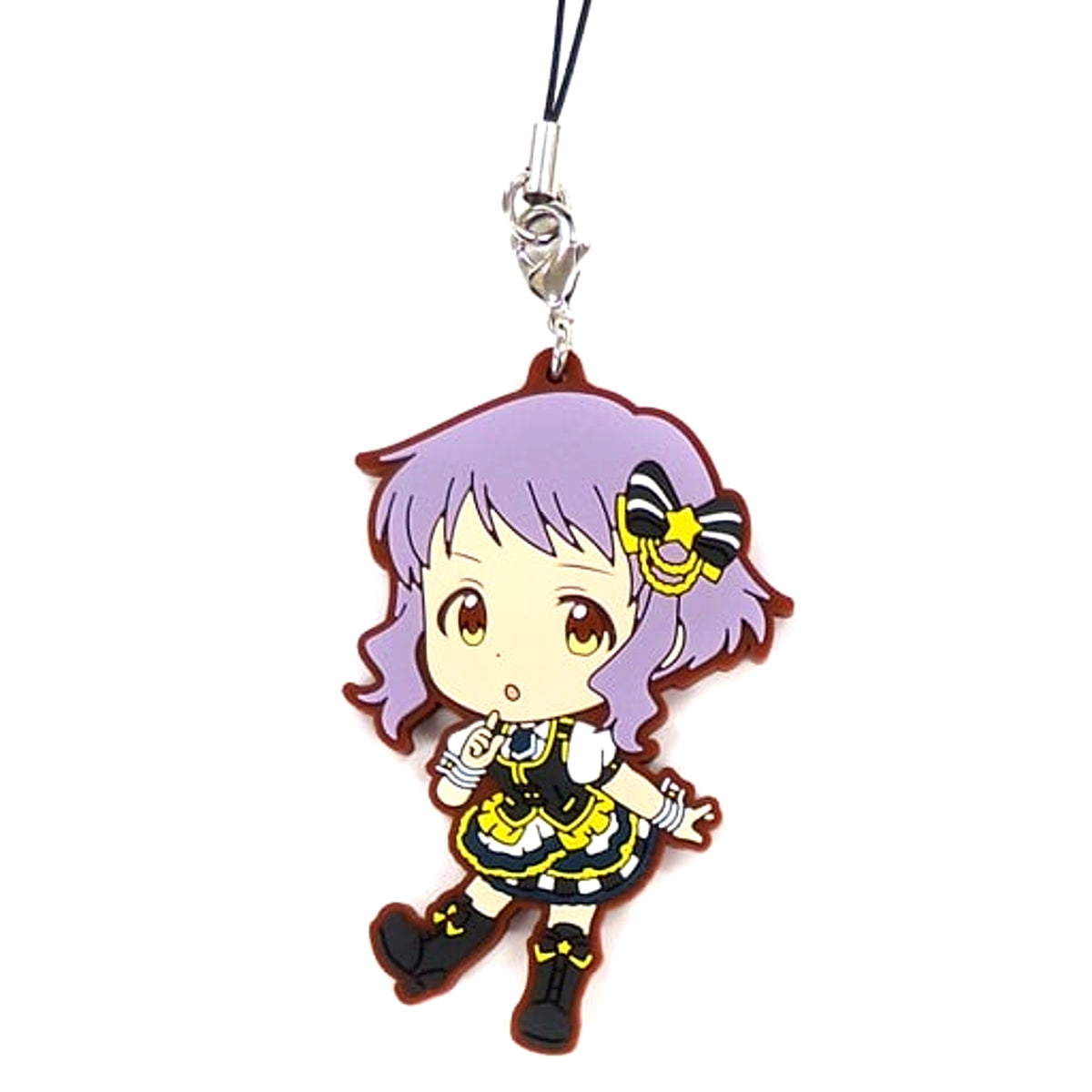 Mizuki Makabe Prize G The Idolmaster Million Live BELIEVE MY DREAM MEMORY Ichiban Kuji Kyun Chara Illustrations Rubber Strap [USED]