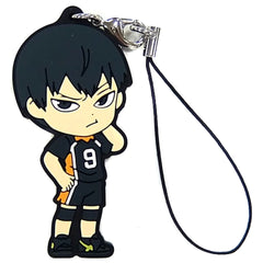 Haikyu!! Season 3 Tobio Kageyama Ichiban Kuji Karasuno vs Shiratorizawa Rubber Strap Kyunchara Illustrations Prize H Keychains [USED]