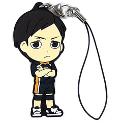 Haikyu!! Season 3 Chikara Ennoshita Ichiban Kuji Karasuno vs Shiratorizawa Rubber Strap Kyunchara Illustrations Prize H Keychains [USED]
