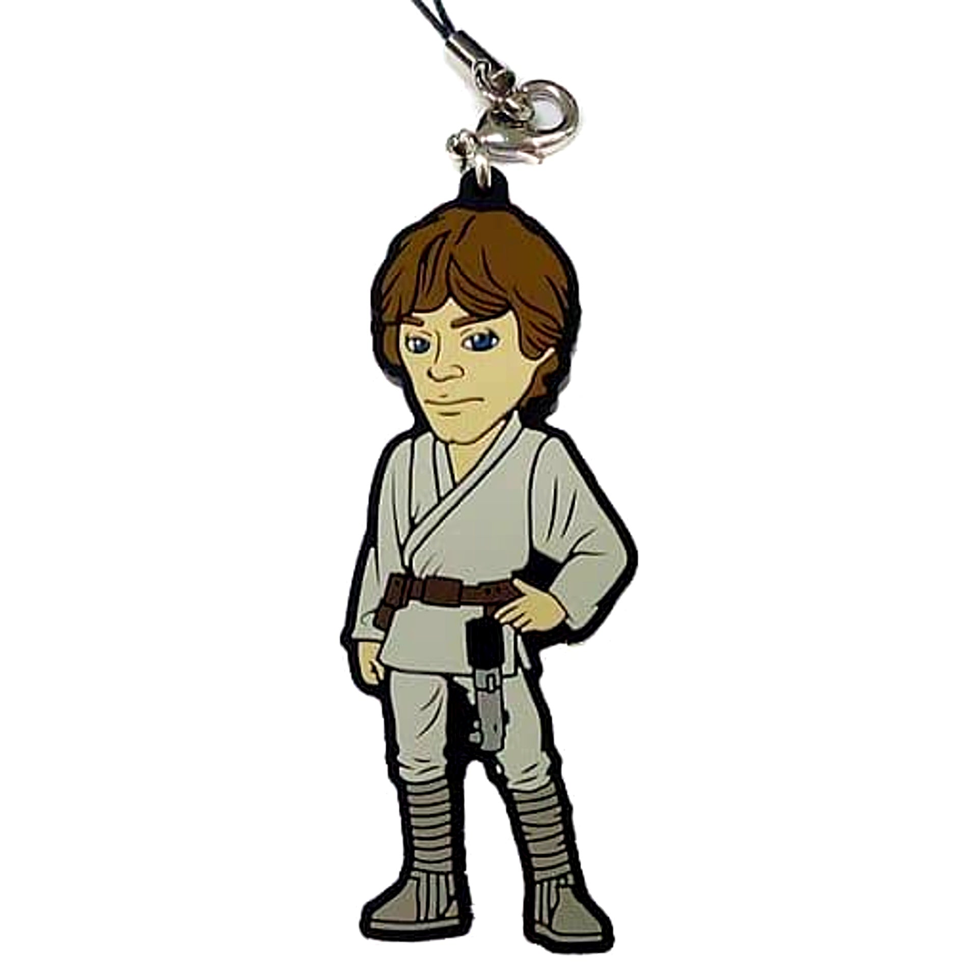 Star Wars Luke Skywalker Rubber Strap Ichiban Kuji World Collectable Figure Star Wars Prize J [USED]
