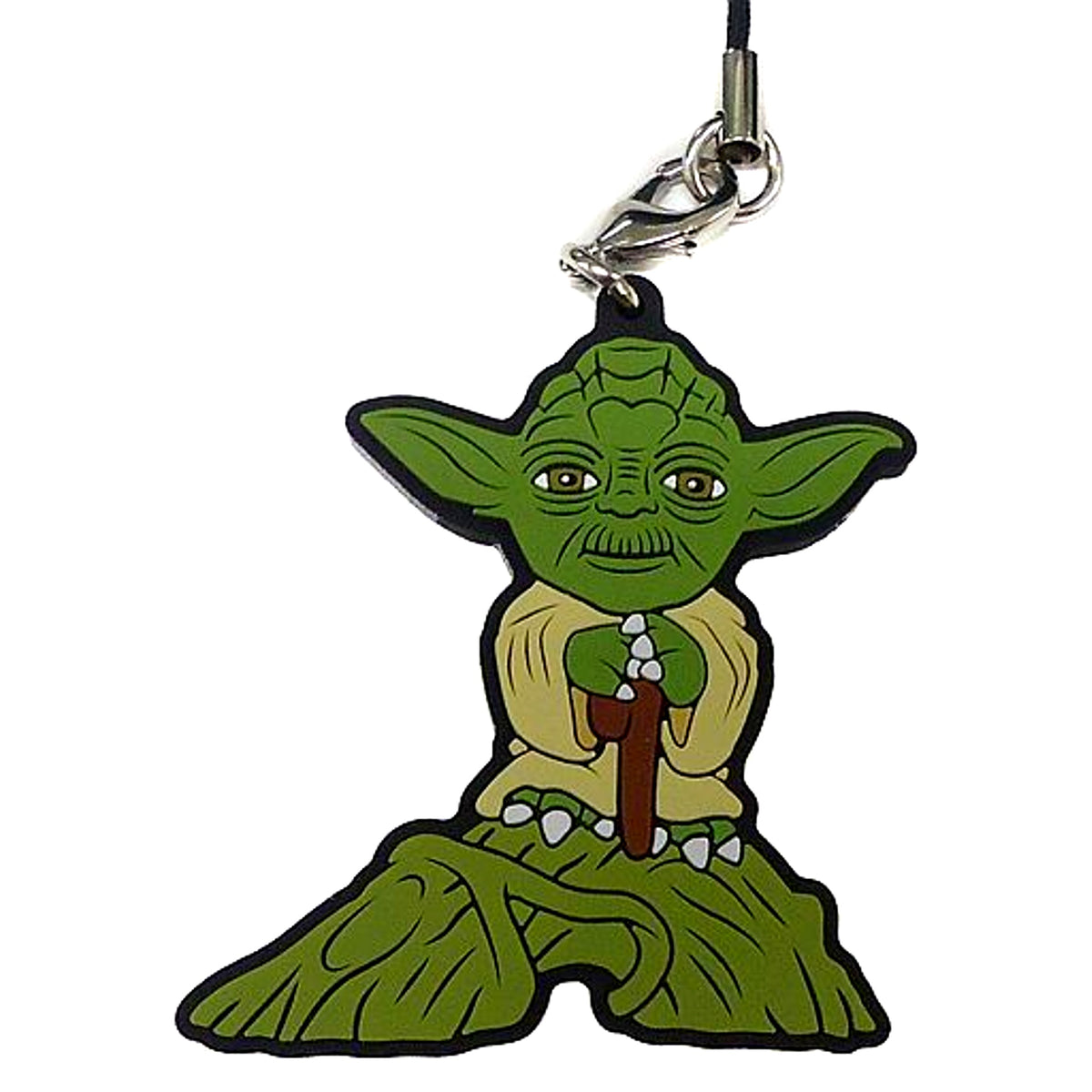 Yoda J Prize Star Wars Ichiban Kuji World Collectable Figure Rubber Strap [USED]