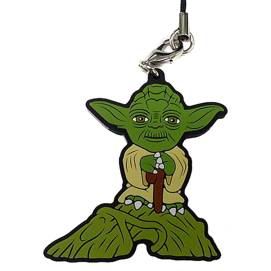 Yoda J Prize Star Wars Ichiban Kuji World Collectable Figure Rubber Strap [USED]