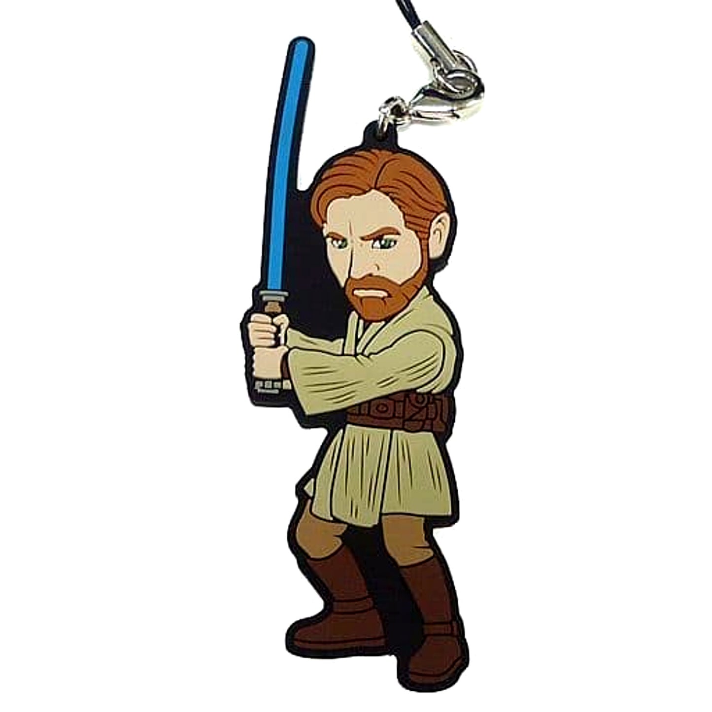 Star Wars Obi-Wan Kenobi Rubber Strap Ichiban Kuji World Collectable Figure Star Wars Prize J [USED]
