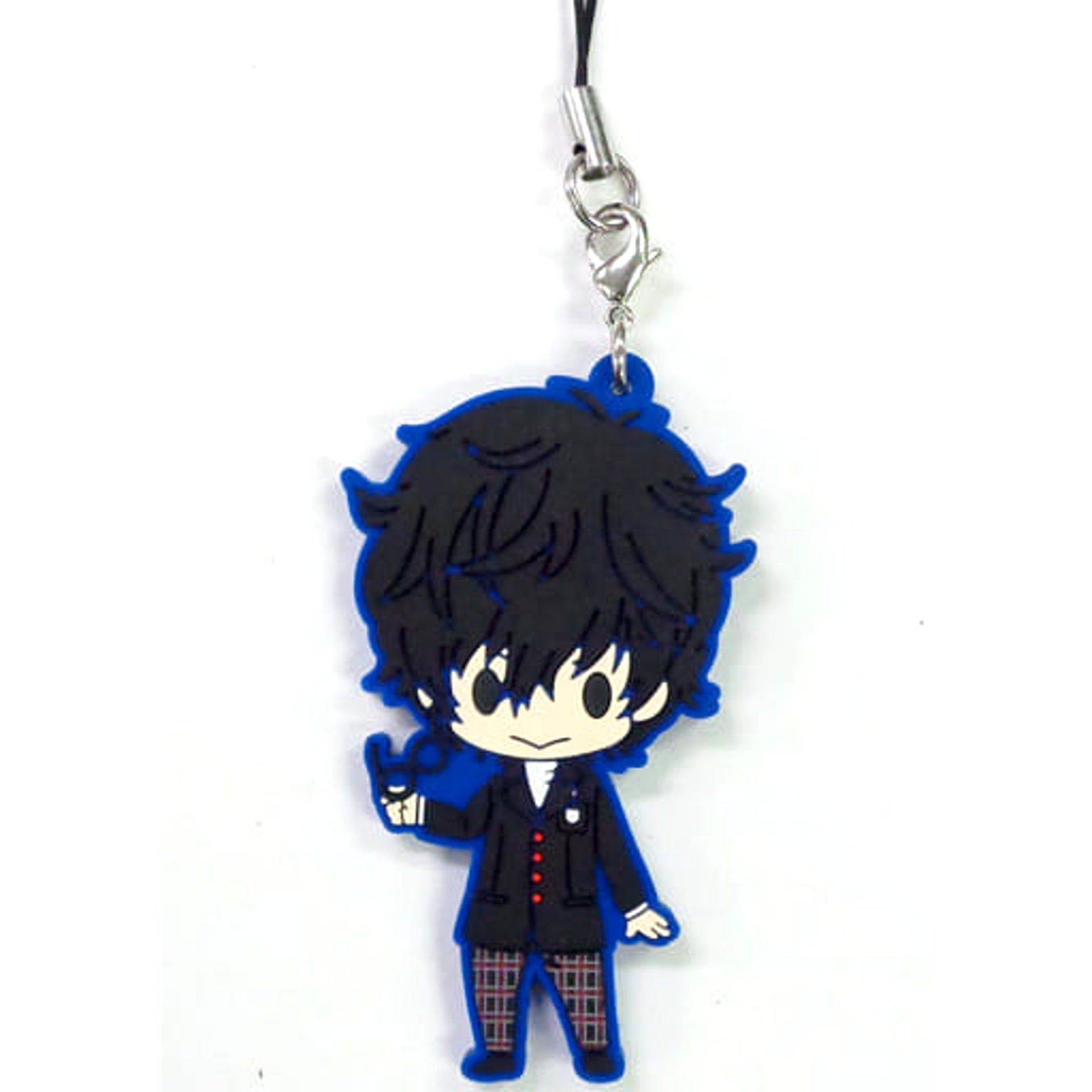 Persona 5 Protagonist 1 Rubber Strap Collection Keychains [USED]