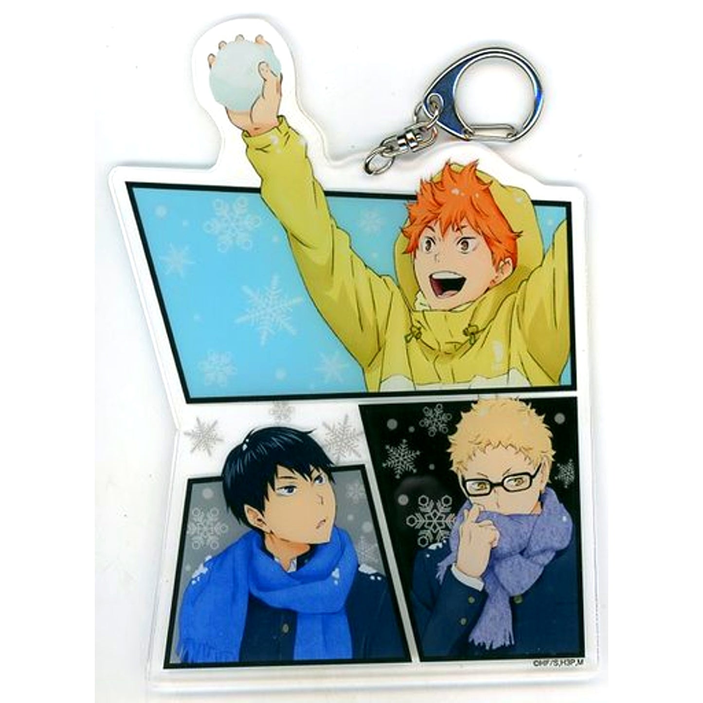 Karasuno First Years Haikyu!! A. Acrylic Keychain BIG Jump Festa 2017 Goods [USED]