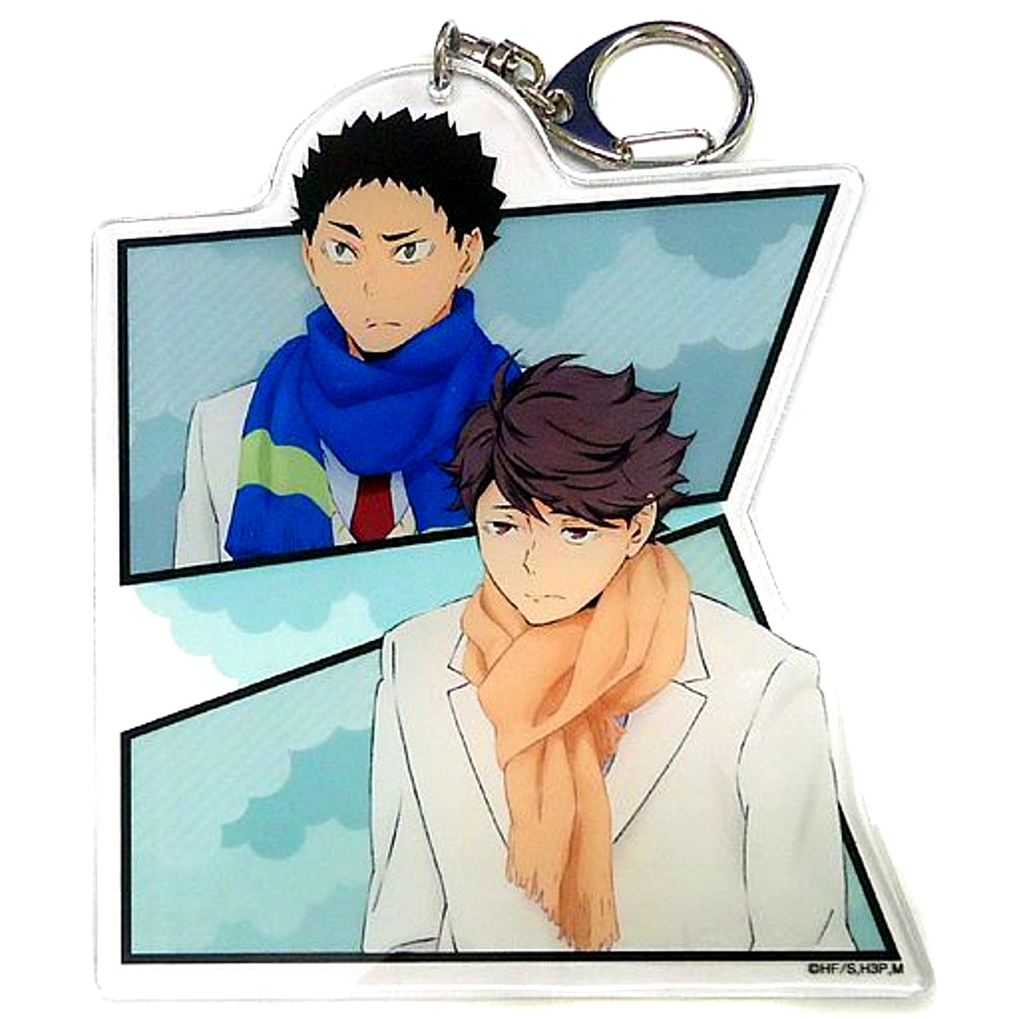 Aobajohsai Haikyu!! D. Acrylic Keychain BIG Jump Festa 2017 Goods [USED]