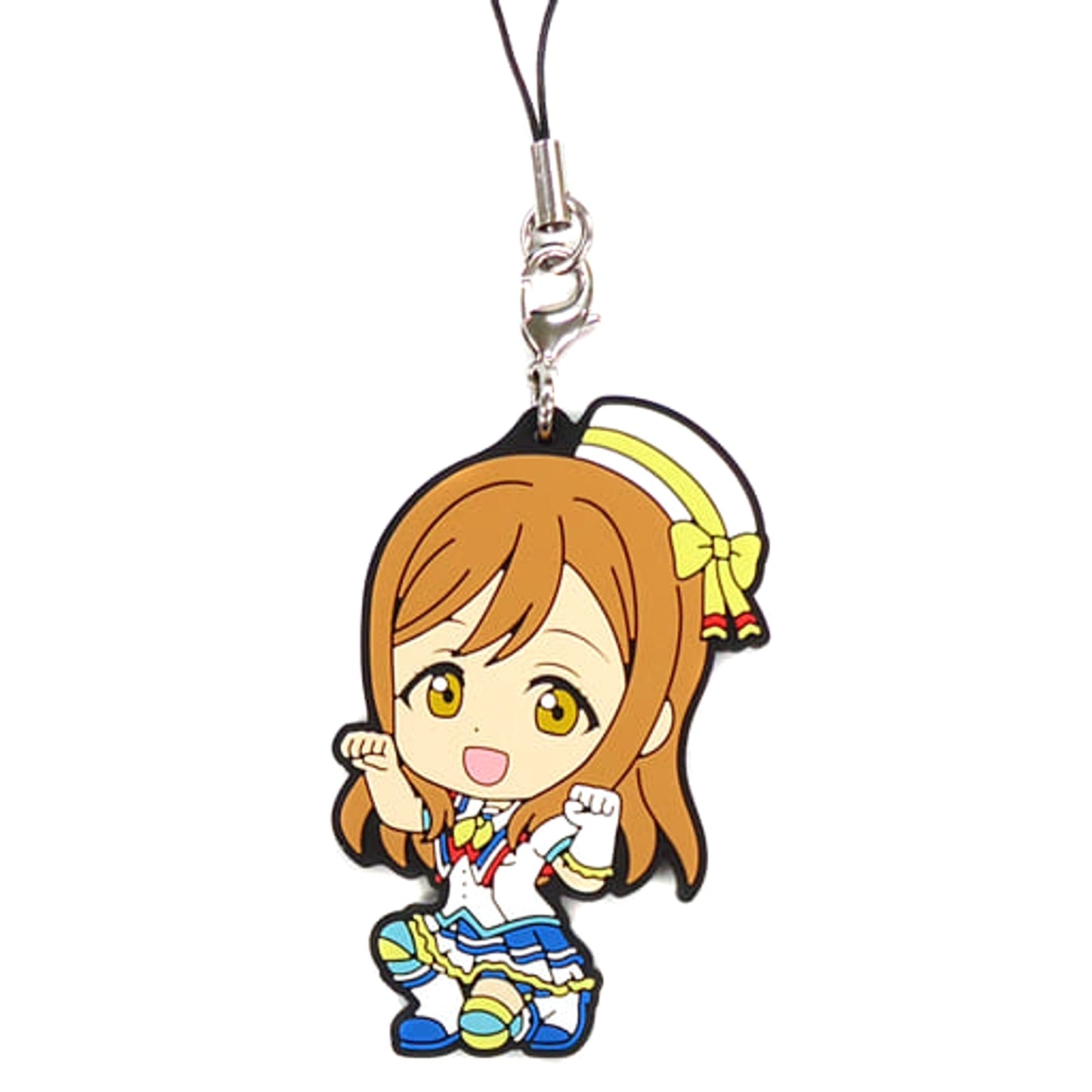 Love Live! Sunshine!! Hanamaru Kunikida Aozora Jumping Heart Ver. Ichiban Kuji Rubber Charm Kyunchara Illustrations Prize E [USED]