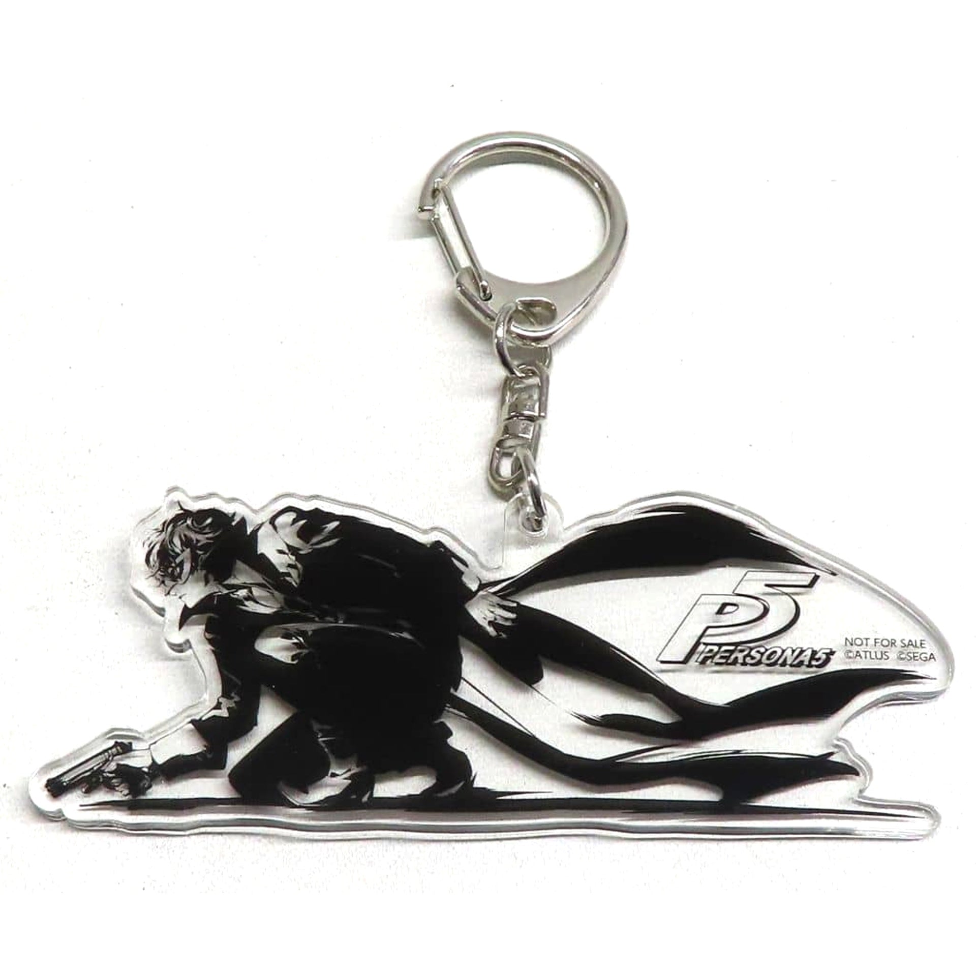 Persona 5 Protagonist Acrylic Keychain Furubon Ichiba Exclusive Bonus for Purchasing PS4 PS3 Game Keychains [USED]