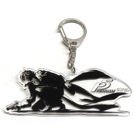 Persona 5 Protagonist Acrylic Keychain Furubon Ichiba Exclusive Bonus for Purchasing PS4 PS3 Game Keychains [USED]