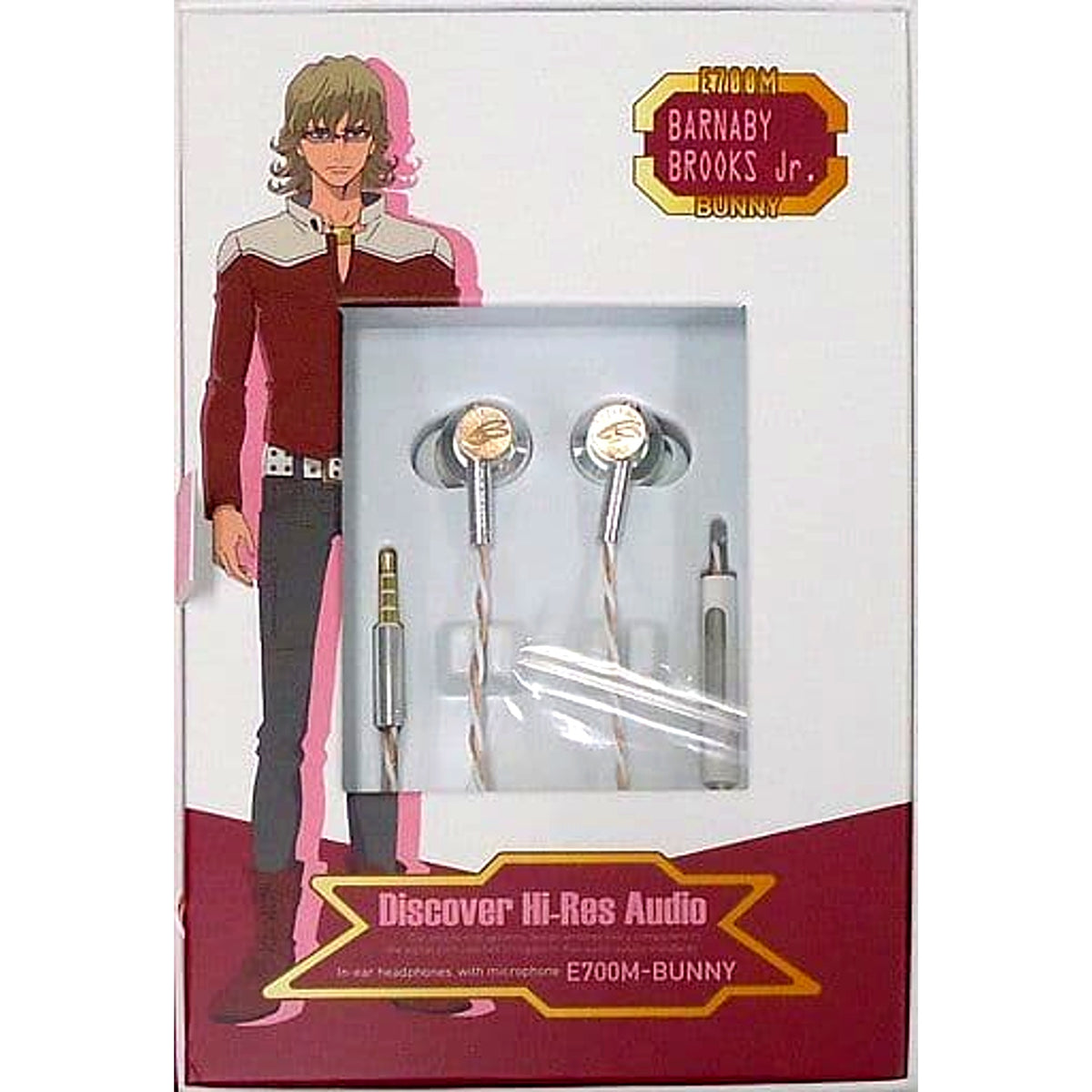 Barnaby Brooks Jr. TIGER & BUNNY x ONKYO Hi-Res Earphones Barnaby Model [USED]