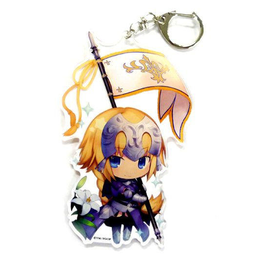 Ruler Jeanne d'Arc Fate/Grand Order C91 Goods Charatoria Big Acrylic Keychain [USED]