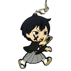 Haikyu!! Tobio Kageyama Ichiban Kuji Haikyu Shinen!! Ore ni Fuku Motte Koooi!!! 1st Grade Rubber Strap Kyunchara Illustrations Prize G Keychains [USED]