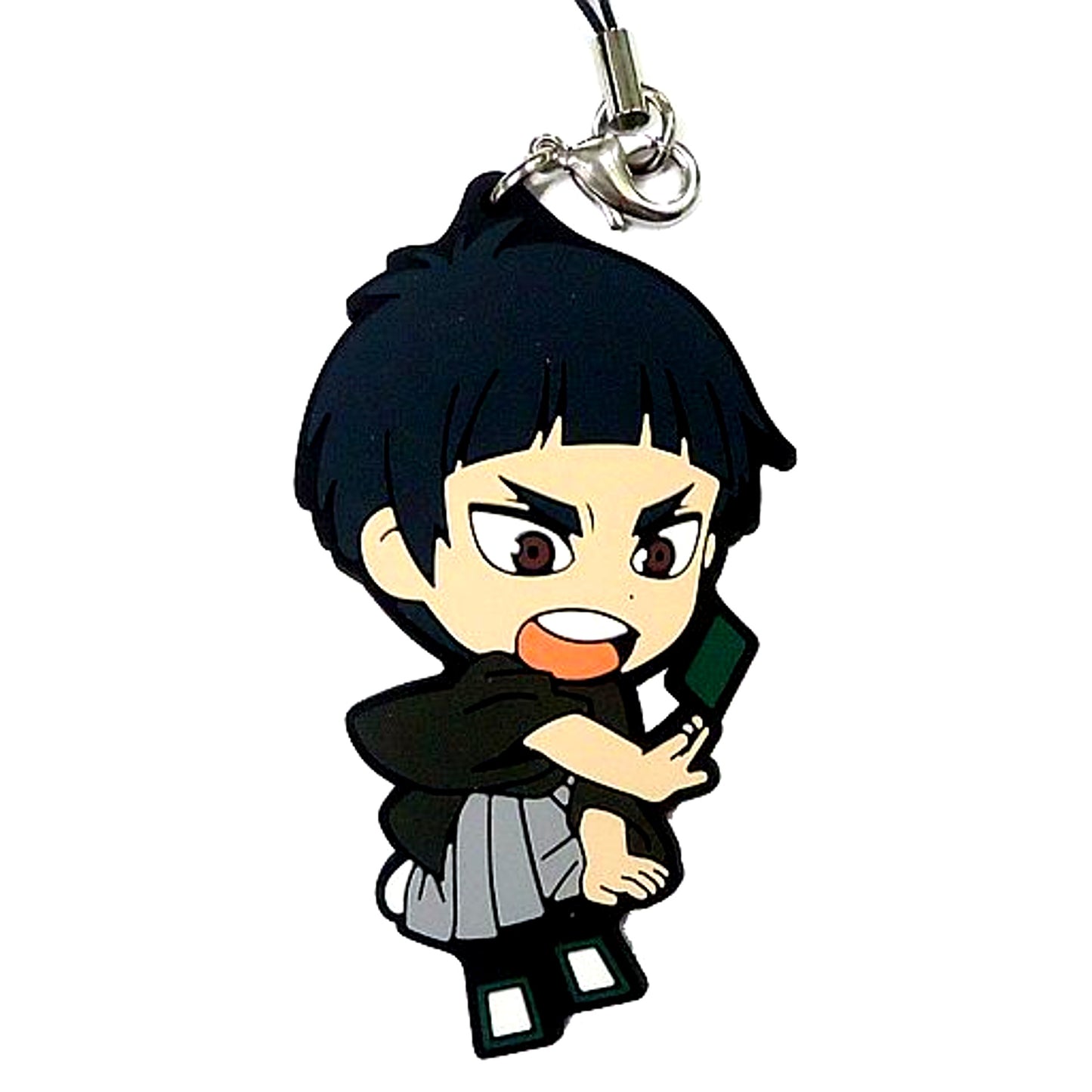 Tsutomu Goshiki 1st Year Rubber Strap G Prize Kyun Chara Illustrations Ichiban Kuji Haikyu Haikyu Shinnen [USED]