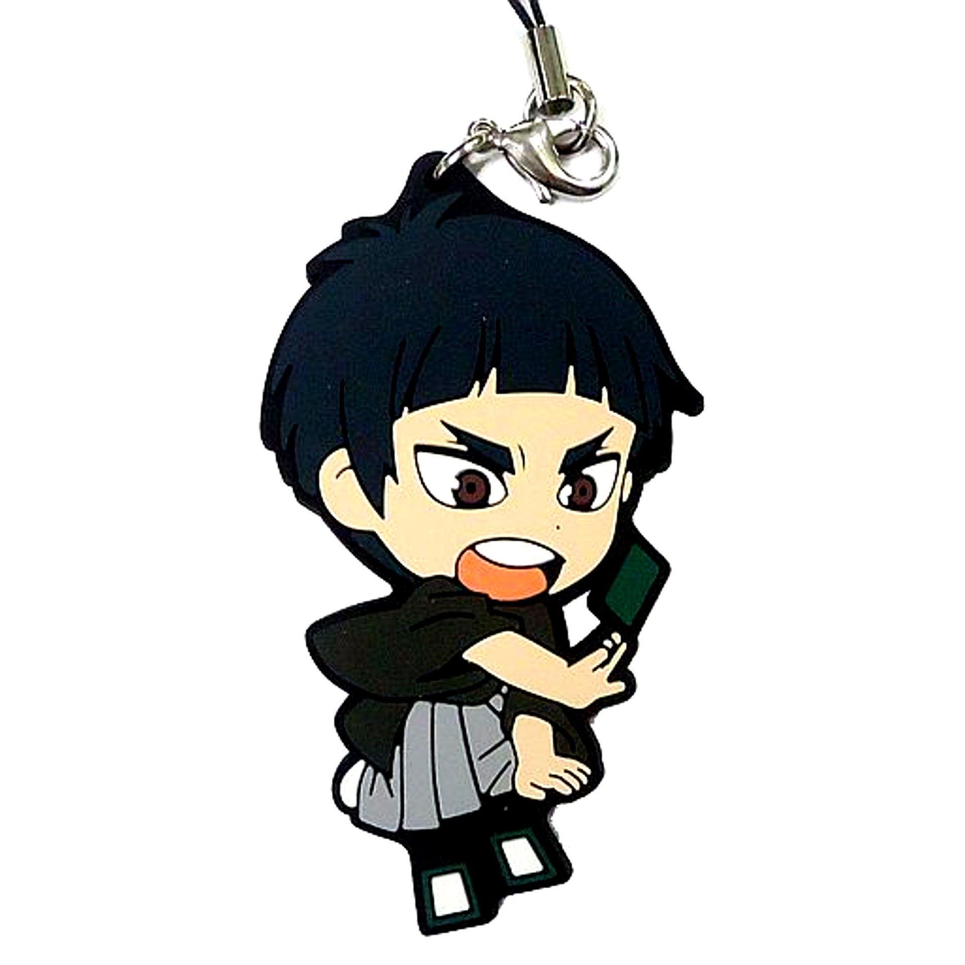 Tsutomu Goshiki 1st Year Rubber Strap G Prize Kyun Chara Illustrations Ichiban Kuji Haikyu Haikyu Shinnen [USED]