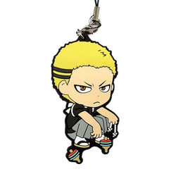 Haikyu!! Kentaro Kyotani Ichiban Kuji Haikyu Shinen!! Ore ni Fuku Motte Koooi!!! 2nd Grade Rubber Strap Kyunchara Illustrations Prize H Keychains [USED]