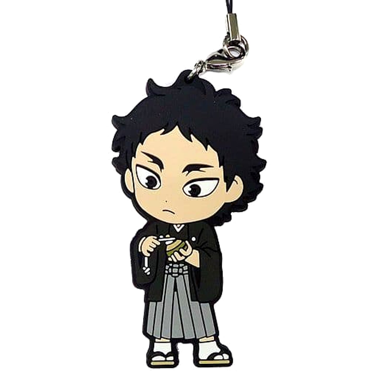Haikyu!! Keiji Akaashi Ichiban Kuji Haikyu Shinen!! Ore ni Fuku Motte Koooi!!! 2nd Grade Rubber Strap Kyunchara Illustrations Prize H [USED]