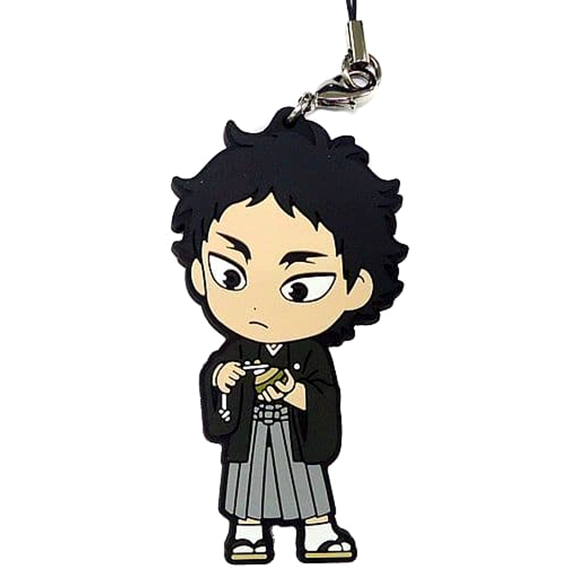 Haikyu!! Keiji Akaashi Ichiban Kuji Haikyu Shinen!! Ore ni Fuku Motte Koooi!!! 2nd Grade Rubber Strap Kyunchara Illustrations Prize H [USED]