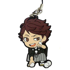 Haikyu!! Toru Oikawa Ichiban Kuji Haikyu Shinen!! Ore ni Fuku Motte Koooi!!! 3rd Grade Rubber Strap Kyunchara Illustrations Prize I Keychains [USED]