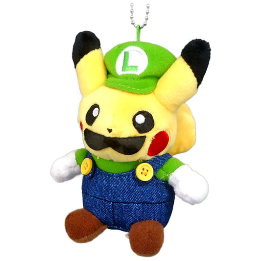 Pokemon Luigi Pikachu Mascot Pokemon Center Limited Mascot [USED]