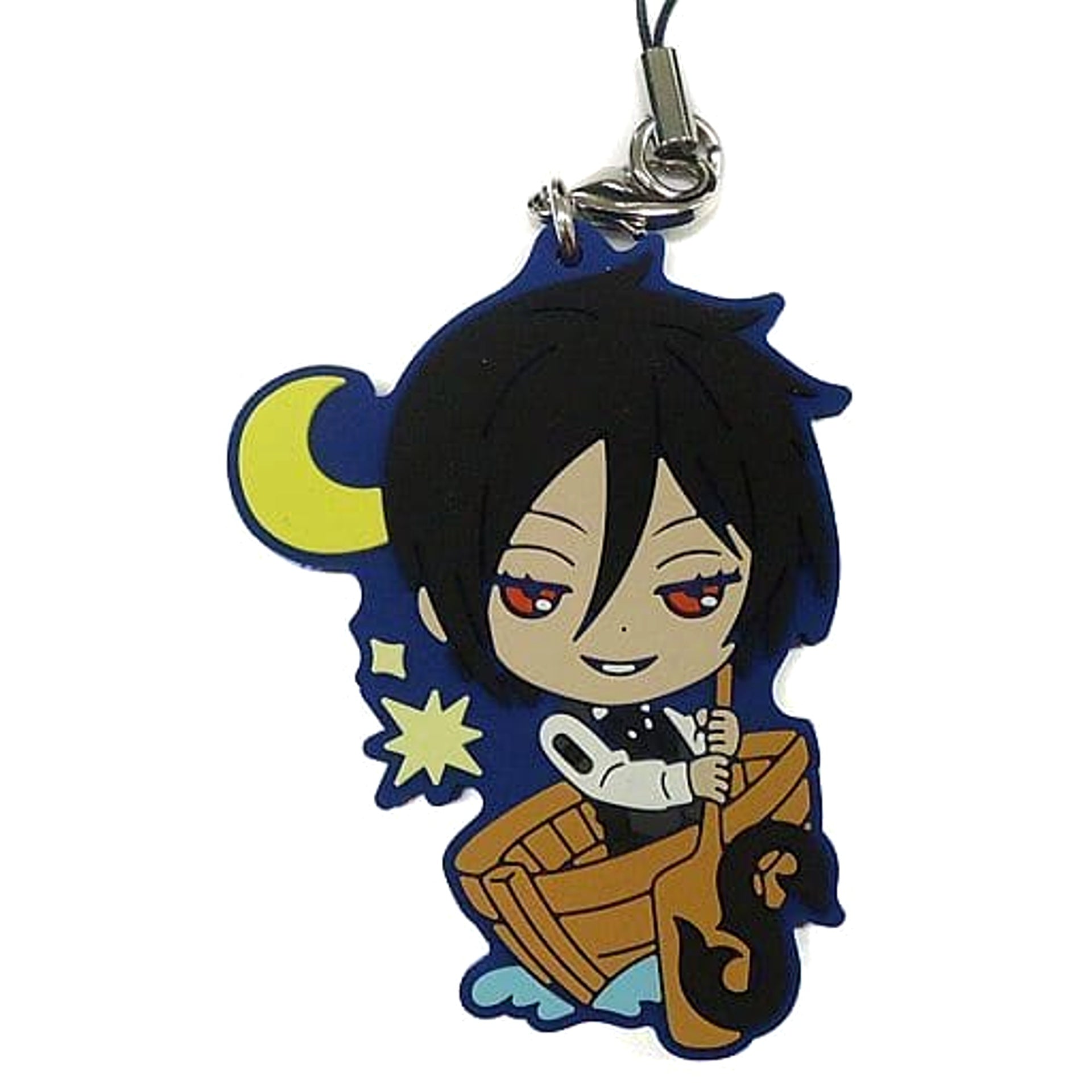 Black Butler: Book of the Atlantic Sebastian Ichiban Kuji Rubber Charm Prize G [USED]