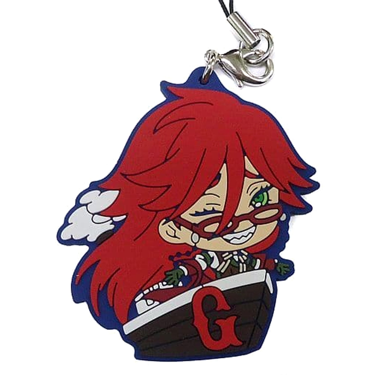 Black Butler: Book of the Atlantic Grell Ichiban Kuji Rubber Charm Prize G [USED]