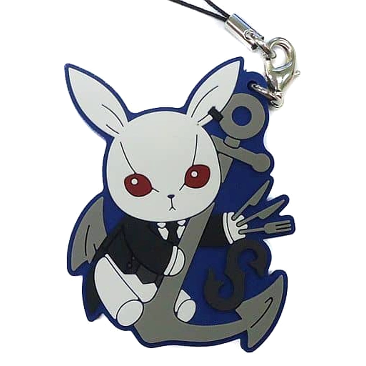 Black Butler: Book of the Atlantic Rabbit Sebastian Ichiban Kuji Rubber Charm Prize G [USED]