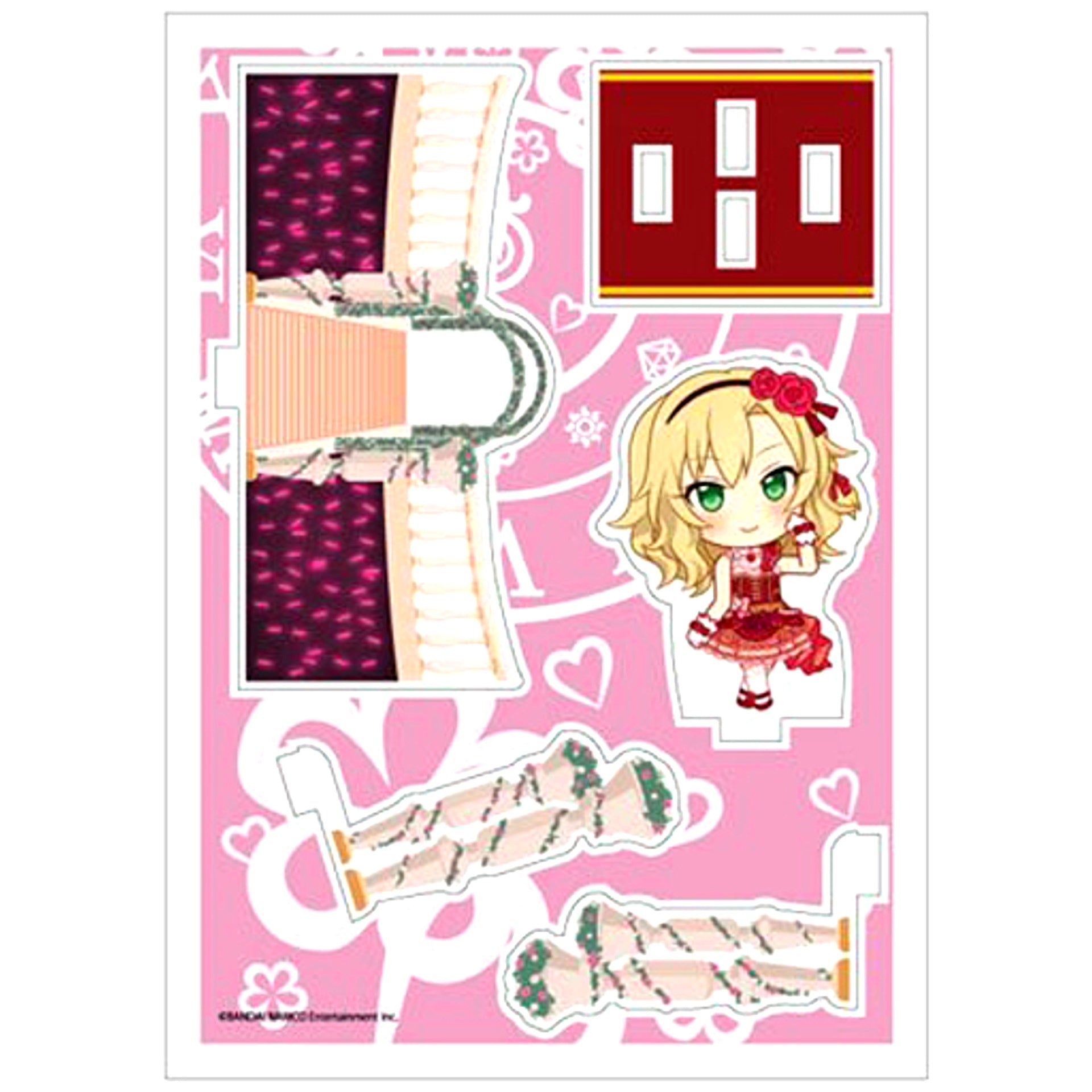 Momoka Sakurai THE IDOLM@STER CINDERELLA GIRLS Acrylic Character Plate Petit 04 [USED]