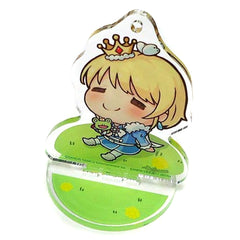 THE IDOLM@STER SideM Pierre Ichiban Kuji Memorial Acrylic Stand with Keychain Nimoji Series Poya Prize C [USED]