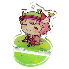 THE IDOLM@STER SideM Kirio Nekoyanagi Ichiban Kuji Memorial Acrylic Stand with Keychain Nimoji Series Poya Prize C [USED]