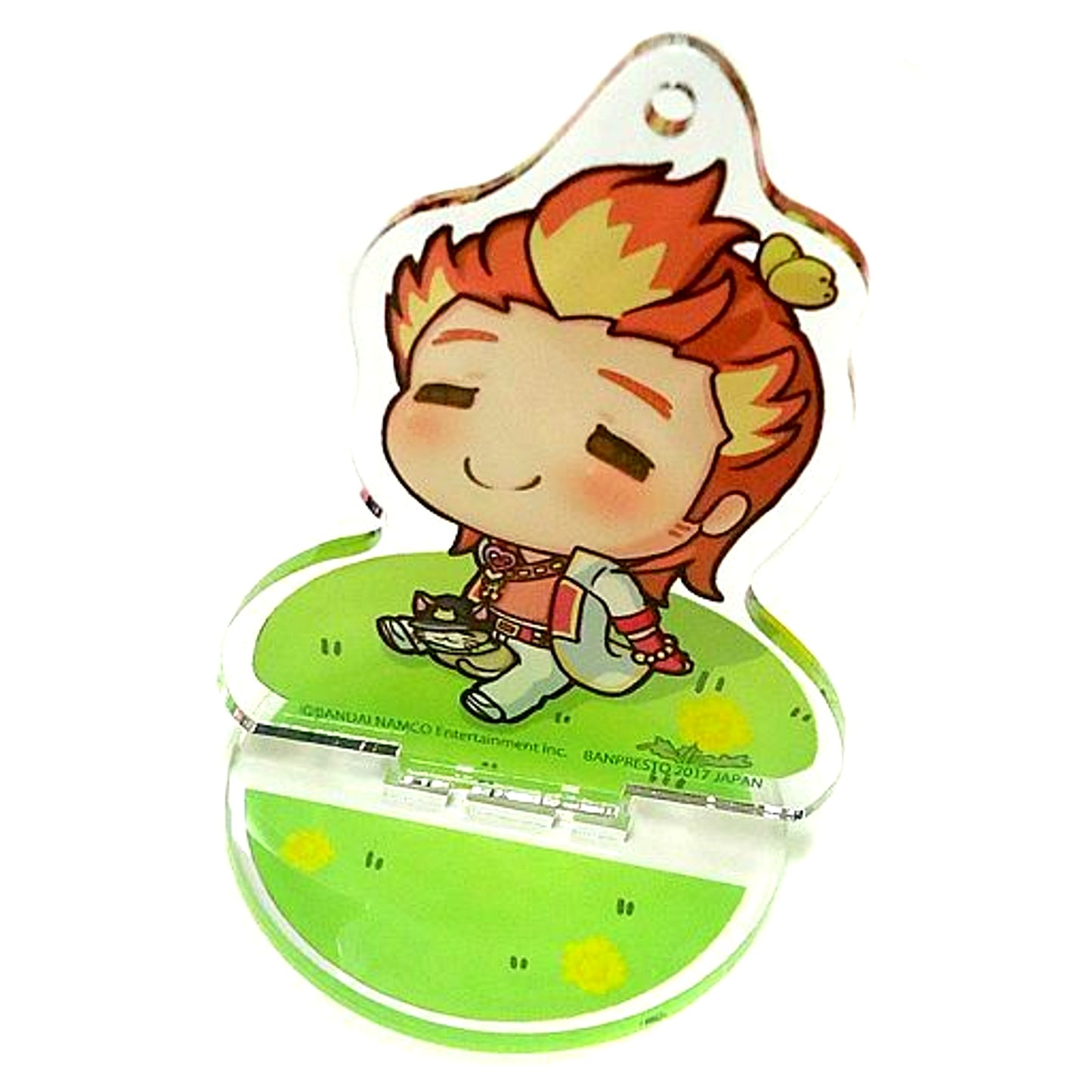 Suzaku Akai Prize C The Idolmaster SideM memorial Ichiban Kuji Nimoji Series Poya Acrylic Stand with Keychain [USED]