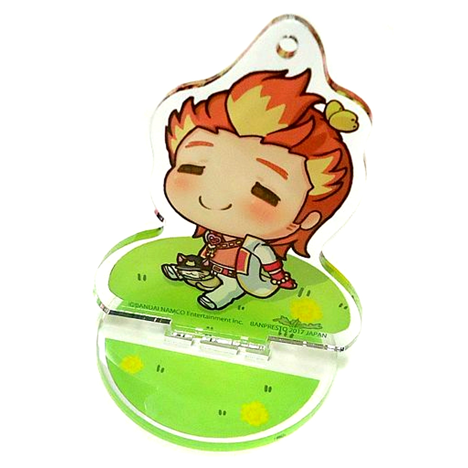 Suzaku Akai Prize C The Idolmaster SideM memorial Ichiban Kuji Nimoji Series Poya Acrylic Stand with Keychain [USED]