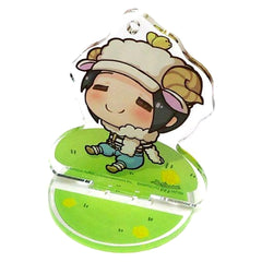 THE IDOLM@STER SideM Nao Okamura Ichiban Kuji Memorial Acrylic Stand with Keychain Nimoji Series Poya Prize C [USED]