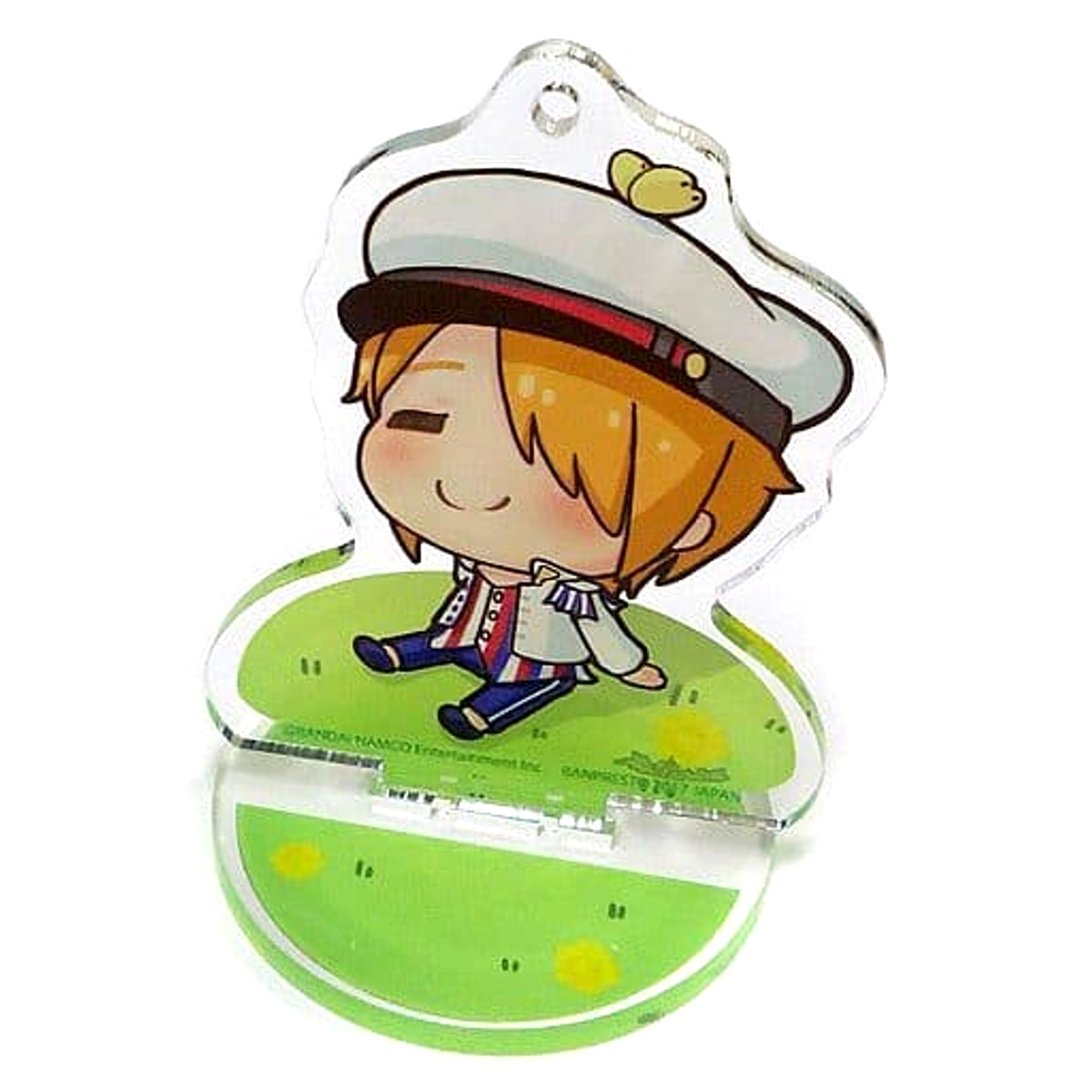 THE IDOLM@STER SideM Kazuki Tsukumo Ichiban Kuji Memorial Acrylic Stand with Keychain Nimoji Series Poya Prize C [USED]