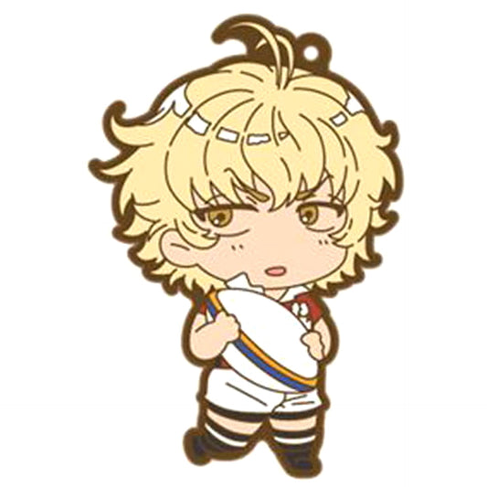 All Out!! Etsugo Oharano Rubber Charm Keychains [USED]