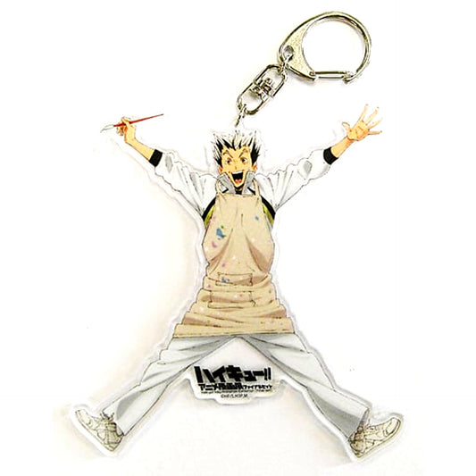 Kotaro Bokuto Haikyu!! 9. Acrylic Keychain Anime Original Art Exhibition Final Set [USED]