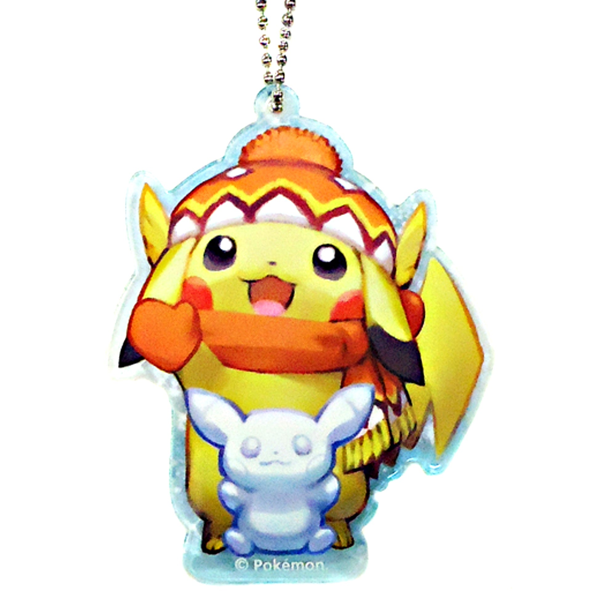 Pikachu Pokemon Acrylic Keychain Collection Pokemon Center Sapporo R Pokemon Center Ltd [USED]